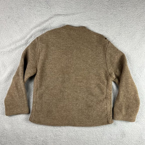 Manfred Wesenjak Jacket Womens 58 Extra Large XL Brown Wool Coat Sweater 2 - Picture 2 of 11